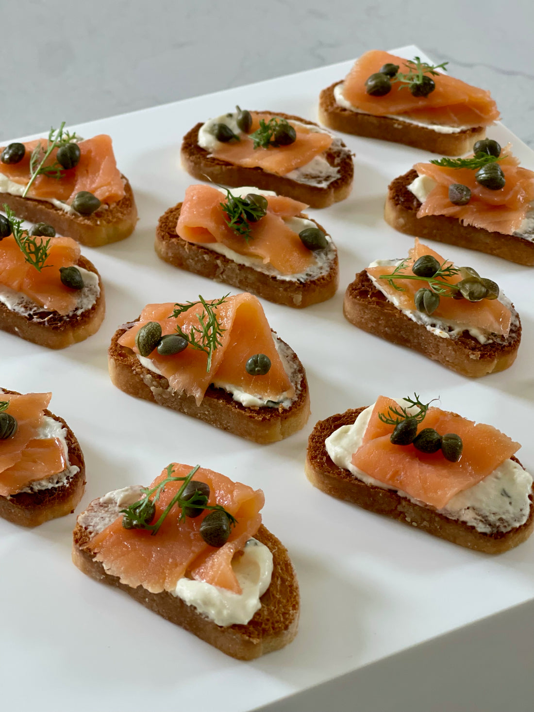 Smoked Salmon Crostini